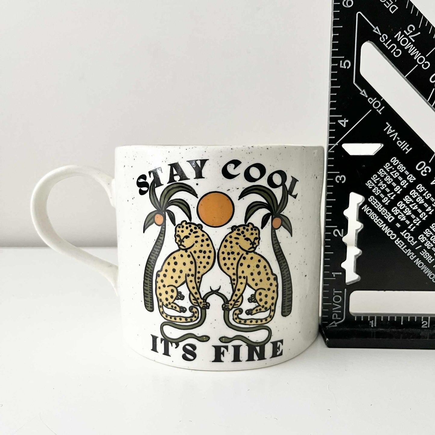 Real Fun, Wow! x Anthropologie Tiger Mug – 16 oz Sold-Out Stoneware Art Piece