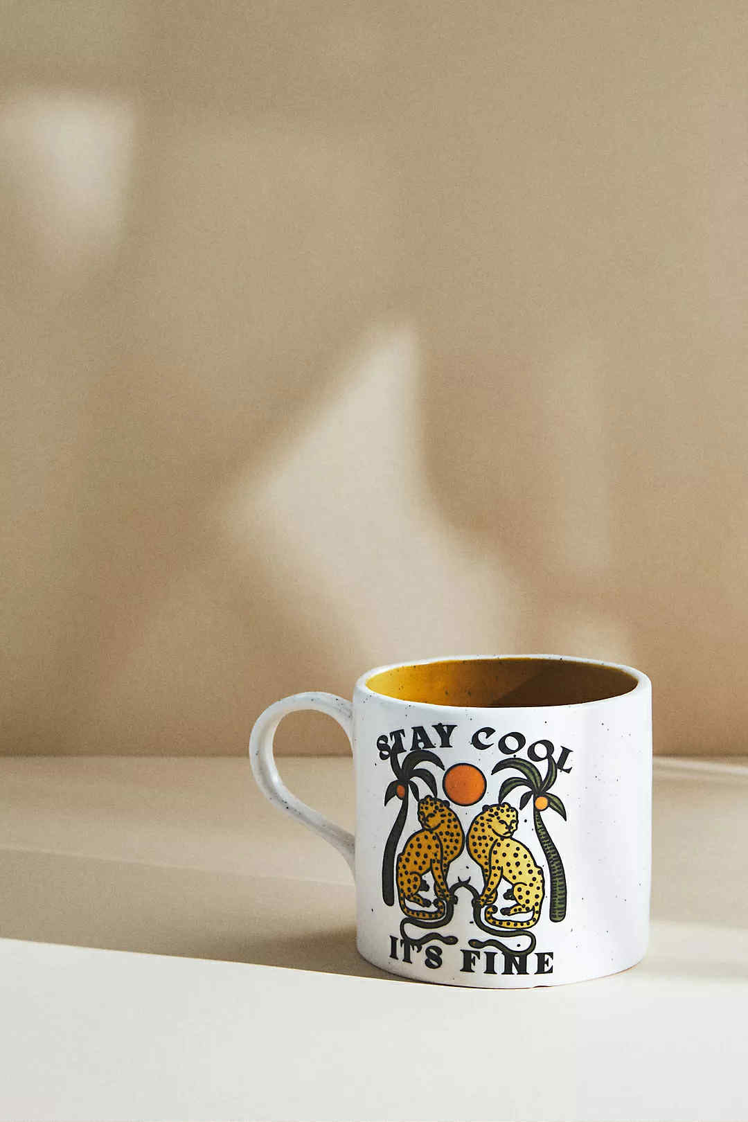 Real Fun, Wow! x Anthropologie Tiger Mug – 16 oz Sold-Out Stoneware Art Piece